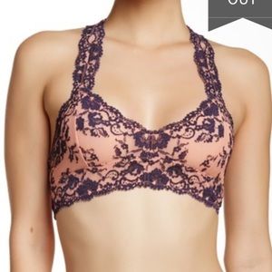 Free People lace racerback bra